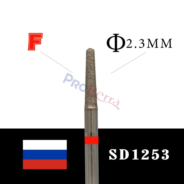 Proberra RUSSIA nail drill 34TYPE different shape Diamond bit Cutters Manicure  Manicure Cuticle Clean Pedicure
