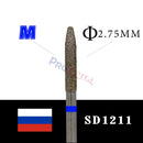 Proberra RUSSIA nail drill 34TYPE different shape Diamond bit Cutters Manicure  Manicure Cuticle Clean Pedicure