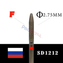 Proberra RUSSIA nail drill 34TYPE different shape Diamond bit Cutters Manicure  Manicure Cuticle Clean Pedicure