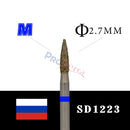 Proberra RUSSIA nail drill 34TYPE different shape Diamond bit Cutters Manicure  Manicure Cuticle Clean Pedicure