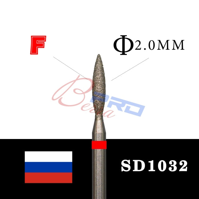 Proberra RUSSIA nail drill 34TYPE different shape Diamond bit Cutters Manicure  Manicure Cuticle Clean Pedicure