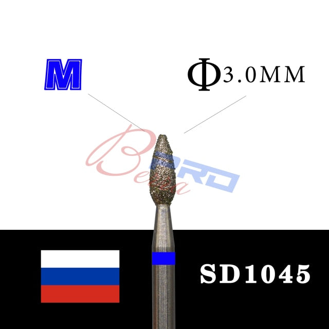 Proberra RUSSIA nail drill 34TYPE different shape Diamond bit Cutters Manicure  Manicure Cuticle Clean Pedicure