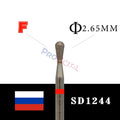 Proberra RUSSIA nail drill 34TYPE different shape Diamond bit Cutters Manicure  Manicure Cuticle Clean Pedicure