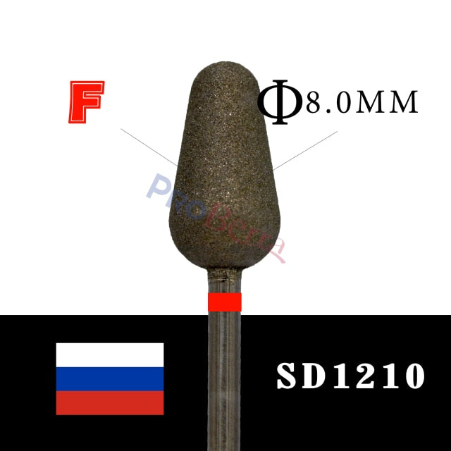 Proberra RUSSIA nail drill 34TYPE different shape Diamond bit Cutters Manicure  Manicure Cuticle Clean Pedicure