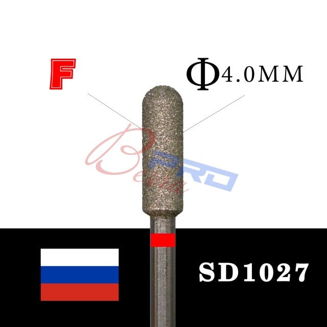 Proberra RUSSIA nail drill 34TYPE different shape Diamond bit Cutters Manicure  Manicure Cuticle Clean Pedicure