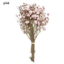 Mini Decorative Dried Flowers Babysbreath Flowers Bouquet Natural Plants preserve Floral for Wedding Home Decoration