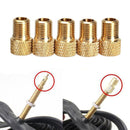 2/4PCS Valve Adapter Pump Convert Presta To Schrader Copper Valve Adaptor Wheels Gas Nozzle Tube Tool Bike Bicycle Accessories