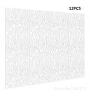 Hanging Room Divider Made of Environmentally PVC, 12 PCS Partitions Panel Screen for Decorating Bedroom,Dining, Study Biombo