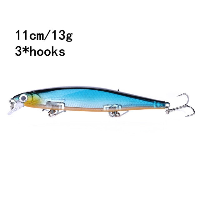110mm 13g 85mm 7g Swimbaits Bass Big Fish Crankbaits Fishing Lure Sinking Floating Wobblers for Pike Minnow Lure Fishing Tackle