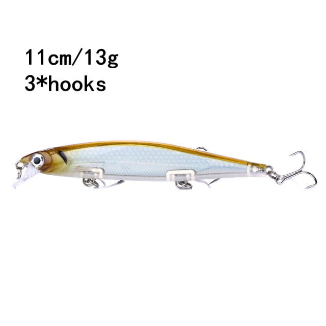 110mm 13g 85mm 7g Swimbaits Bass Big Fish Crankbaits Fishing Lure Sinking Floating Wobblers for Pike Minnow Lure Fishing Tackle
