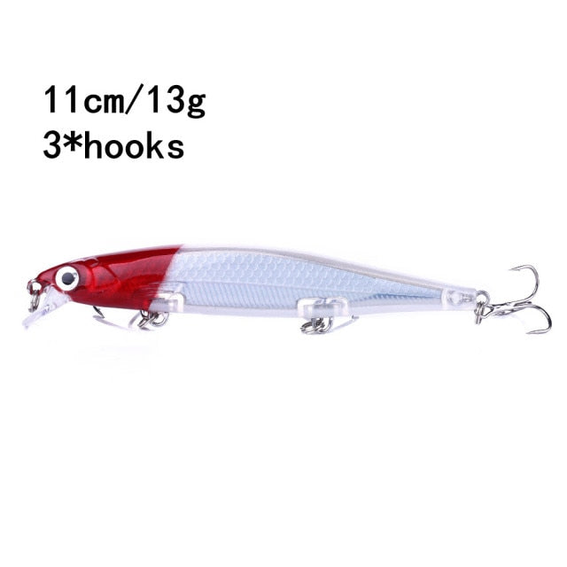 110mm 13g 85mm 7g Swimbaits Bass Big Fish Crankbaits Fishing Lure Sinking Floating Wobblers for Pike Minnow Lure Fishing Tackle