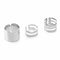 3pcs Hip Hop Punk Open Ring Men Women Jewelry Party Accessories Goth Ring Personality Three Finger Conjoined Chain New Trend