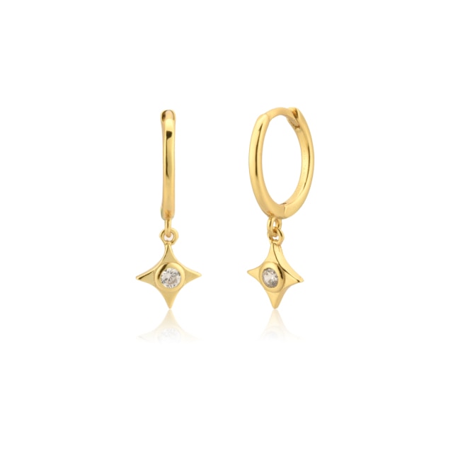 ANDYWEN 925 Sterling Silver Multi Dangle Hoops Crystal Thin Huggies With Charms Loops Circle Clips Earrings Jewelry For Womens