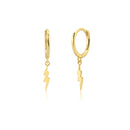 ANDYWEN 925 Sterling Silver Multi Dangle Hoops Crystal Thin Huggies With Charms Loops Circle Clips Earrings Jewelry For Womens