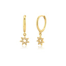 ANDYWEN 925 Sterling Silver Multi Dangle Hoops Crystal Thin Huggies With Charms Loops Circle Clips Earrings Jewelry For Womens