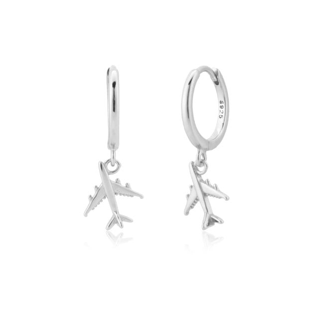 ANDYWEN 925 Sterling Silver Multi Dangle Hoops Crystal Thin Huggies With Charms Loops Circle Clips Earrings Jewelry For Womens