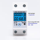 Din Rail Single Phase Energy Meter Reset Zero kWh Voltage Current Power Consumption Counter Electric Digital Wattmeter 230V AC
