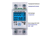 Din Rail Single Phase Energy Meter Reset Zero kWh Voltage Current Power Consumption Counter Electric Digital Wattmeter 230V AC