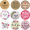 2.5cm 500pcs Stickers Roll Gift Scrapbooking Sealing Stickers Thank You Letter Design Birthday Wedding Present Decoration Labels