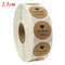 2.5cm 500pcs Stickers Roll Gift Scrapbooking Sealing Stickers Thank You Letter Design Birthday Wedding Present Decoration Labels