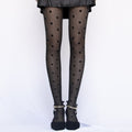 1PC Sexy Women Pantyhose Tights Summer Nylon Polka Dot Print Stocking Seamless Fishnet Mesh Female Hosiery Hot Sale Fits 40-55kg