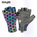 Giyo Breaking Wind Cycling Half Finger Gloves Anti-slip Bicycle Mittens Racing Road Bike Glove MTB Biciclet Guantes Ciclismo