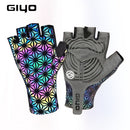 Giyo Breaking Wind Cycling Half Finger Gloves Anti-slip Bicycle Mittens Racing Road Bike Glove MTB Biciclet Guantes Ciclismo