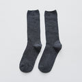 CHAOZHU Classic New Loose Socks Women 200 Needles Cotton Knitting Rib Solid Colors 14 Kinds of 4 Seasons Basic Daily Women Socks