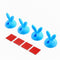 1-5Pcs Solid Desk Set Wire Clip Organizer Office Accessories Bobbin Winder Wrap Cord Cable Manager for Mouse USB Keyboard Lines