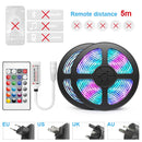 5M-30M WIFI LED Strip Lights Bluetooth RGB Led light 5050 SMD 2835 Flexible Waterproof Tape Diode Alexa Phone Control DC Adapter