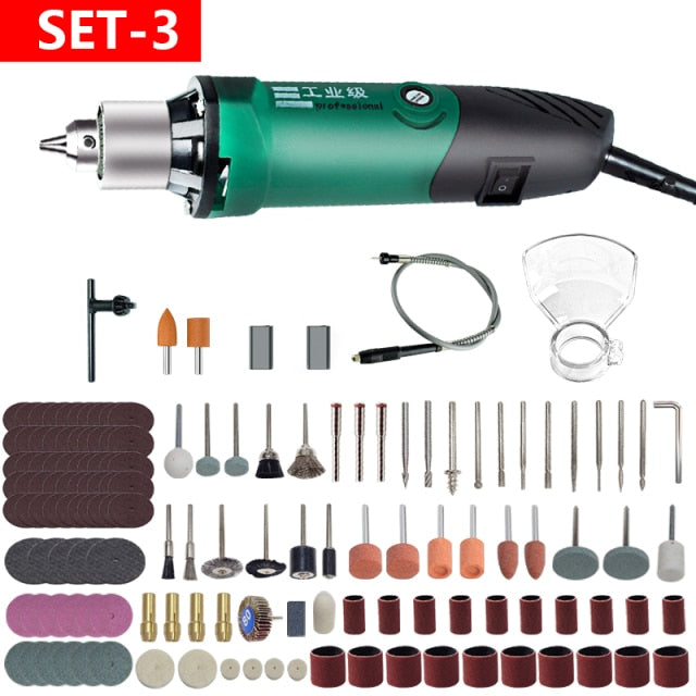 High-Power Engraver Electric Drill Engraving Dremel Rotary Tool 260W/480W Machine With Flexible Shaft 6-Position Variable Speed