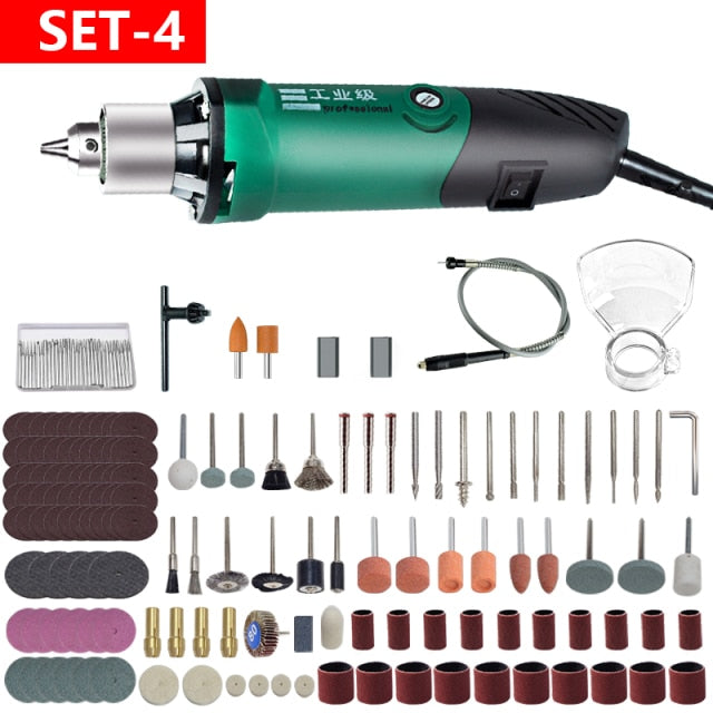 High-Power Engraver Electric Drill Engraving Dremel Rotary Tool 260W/480W Machine With Flexible Shaft 6-Position Variable Speed