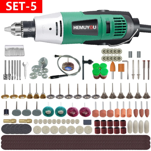 High-Power Engraver Electric Drill Engraving Dremel Rotary Tool 260W/480W Machine With Flexible Shaft 6-Position Variable Speed