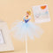 1pcs/Lot Frozen Elsa Anna Princess Cake Cupcake Toppers Cake Flag Girls Birthday Party Decoration Anniversaire Cake Supplies