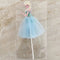 1pcs/Lot Frozen Elsa Anna Princess Cake Cupcake Toppers Cake Flag Girls Birthday Party Decoration Anniversaire Cake Supplies
