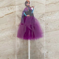 1pcs/Lot Frozen Elsa Anna Princess Cake Cupcake Toppers Cake Flag Girls Birthday Party Decoration Anniversaire Cake Supplies