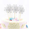 1pcs/Lot Frozen Elsa Anna Princess Cake Cupcake Toppers Cake Flag Girls Birthday Party Decoration Anniversaire Cake Supplies