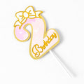 1pcs/Lot Frozen Elsa Anna Princess Cake Cupcake Toppers Cake Flag Girls Birthday Party Decoration Anniversaire Cake Supplies