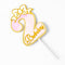 1pcs/Lot Frozen Elsa Anna Princess Cake Cupcake Toppers Cake Flag Girls Birthday Party Decoration Anniversaire Cake Supplies