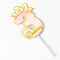 1pcs/Lot Frozen Elsa Anna Princess Cake Cupcake Toppers Cake Flag Girls Birthday Party Decoration Anniversaire Cake Supplies