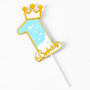 1pcs/Lot Frozen Elsa Anna Princess Cake Cupcake Toppers Cake Flag Girls Birthday Party Decoration Anniversaire Cake Supplies