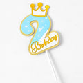 1pcs/Lot Frozen Elsa Anna Princess Cake Cupcake Toppers Cake Flag Girls Birthday Party Decoration Anniversaire Cake Supplies