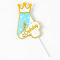 1pcs/Lot Frozen Elsa Anna Princess Cake Cupcake Toppers Cake Flag Girls Birthday Party Decoration Anniversaire Cake Supplies