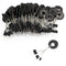 20Group 120pcs Tackle Resistance Space Not To Hurt The Line Vertical silicone Beans Rod Clip/o-shaped Fishing Accessories