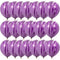 40 Pcs Blue Set Agate Marble Balloons Silver Confetti Balloon Wedding Valentine's Day Baby Shower Birthday Party Decorations