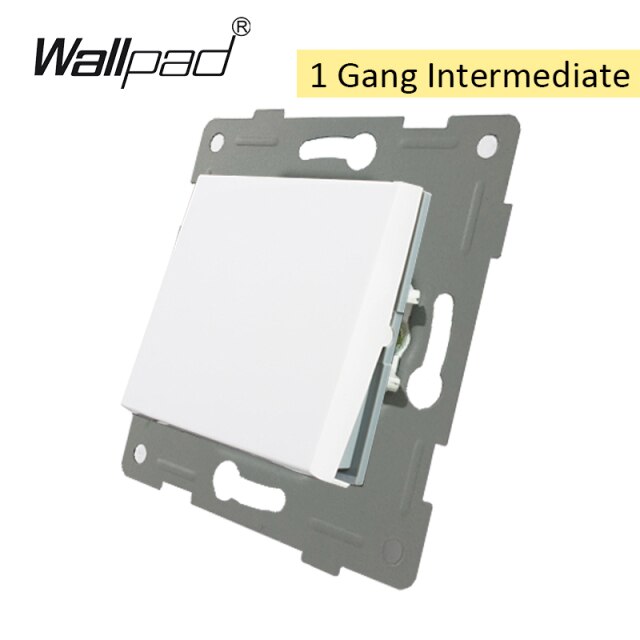 EU Glass and Function Key free Combination DIY White Button Reset Curtain USB EU French Switch Socket Round Back Wallpad L6