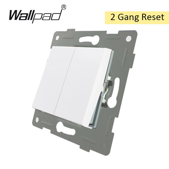 EU Glass and Function Key free Combination DIY White Button Reset Curtain USB EU French Switch Socket Round Back Wallpad L6