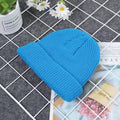 Knitted Hats for Women Skullcap Men Beanie Hat Winter Retro Brimless Baggy Melon Cap Cuff Docker Fisherman Beanies Hats For Men