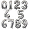32 40 inch number balloons Big Rose Gold Silver Black Figure Foil Balloon Wedding Birthday Party Decoration Balloons