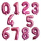 32 40 inch number balloons Big Rose Gold Silver Black Figure Foil Balloon Wedding Birthday Party Decoration Balloons